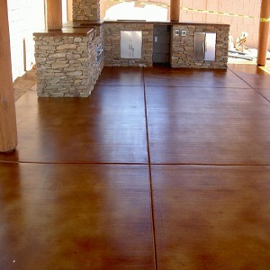 Stained Concrete Floor